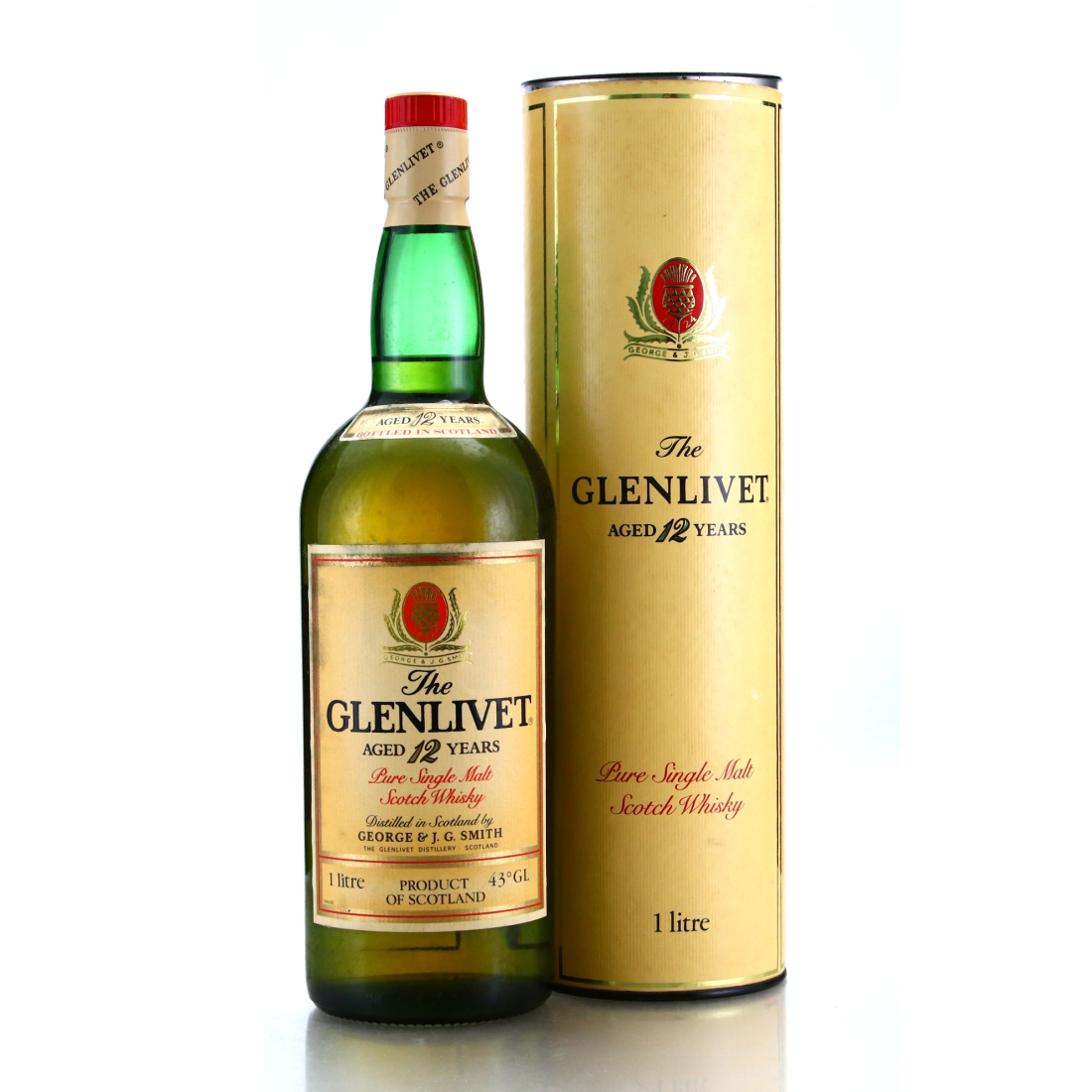 Glenlivet 12 Year Old 1 Litre 1980s
