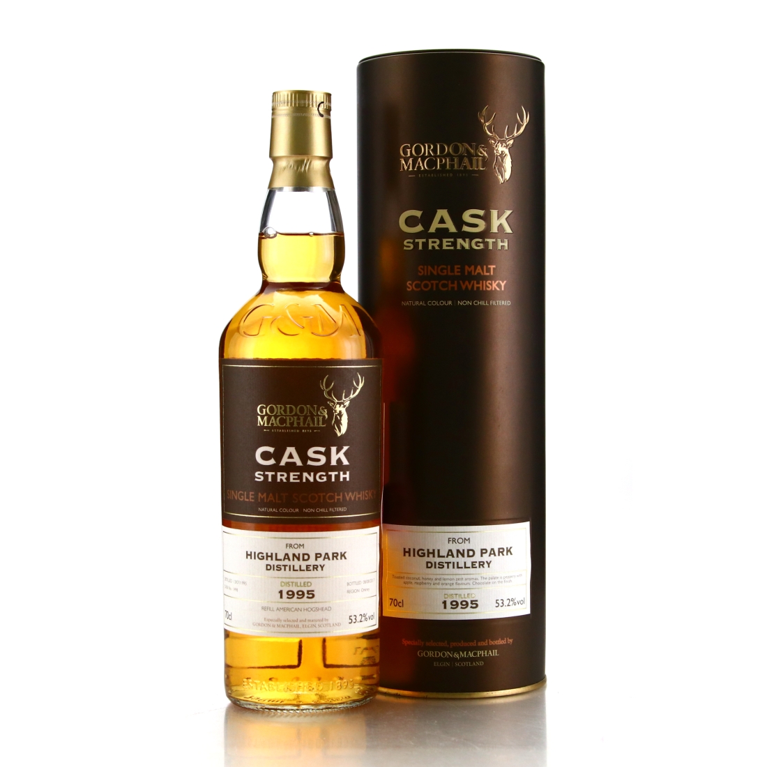 Highland Park 1995 Gordon and MacPhail Cask Strength