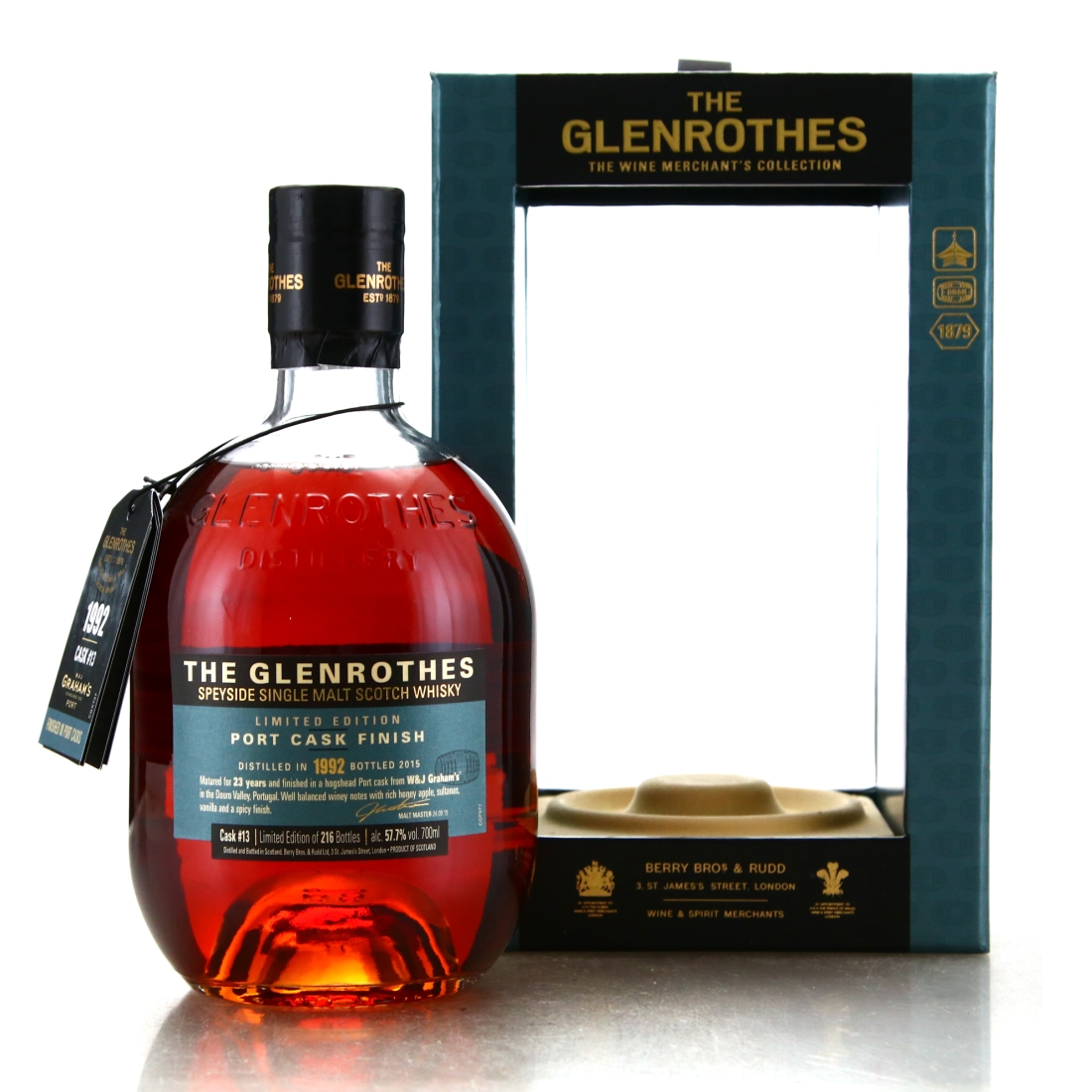 Glenrothes 1992 Graham's Port Cask Finish 23 Year Old / Wine Merchant's Collection