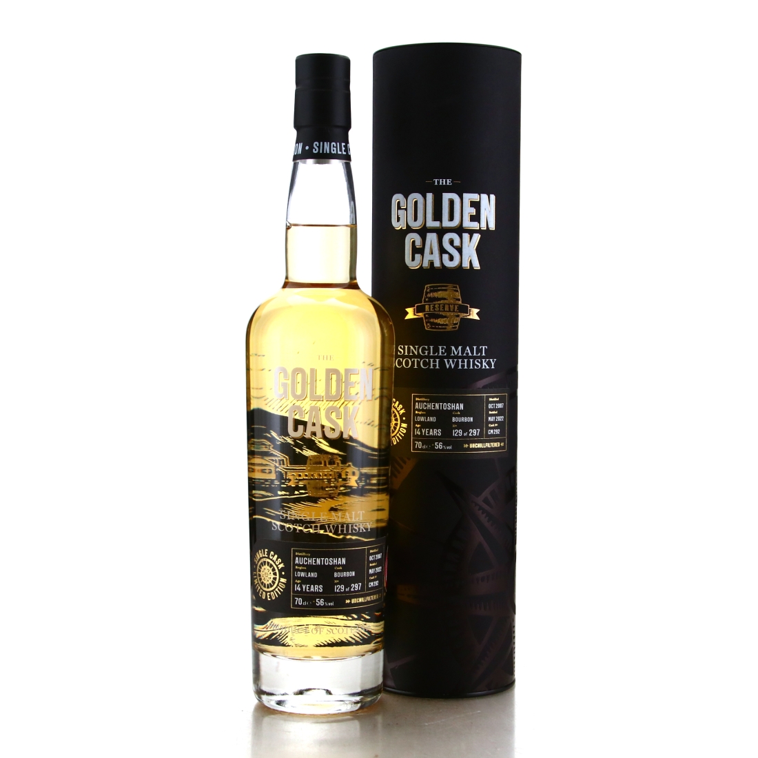 Auchentoshan 2007 The Golden Cask 14 Year Old