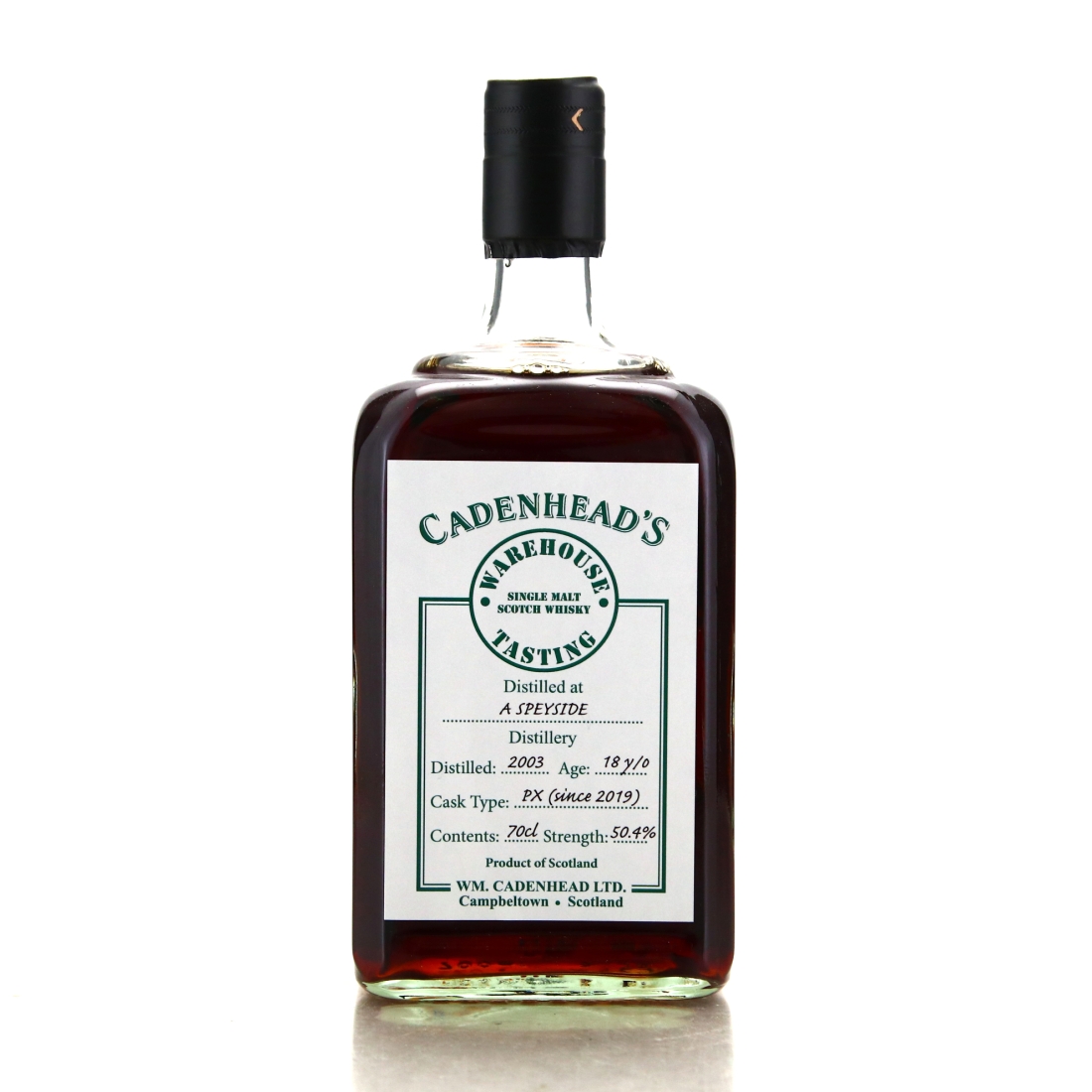Speyside Single Malt 2003 Cadenhead's 18 Year Old Warehouse Tasting
