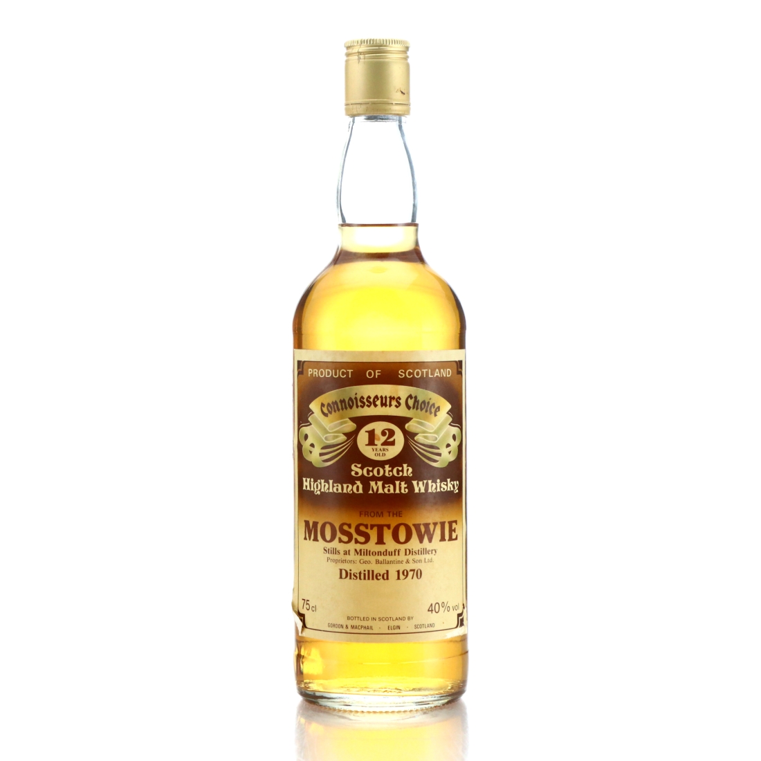 Mosstowie 1970 Gordon and MacPhail 12 Year Old