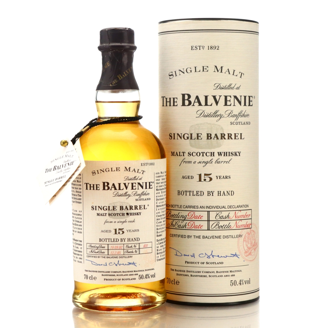 Balvenie 1985 Single Barrel 15 Year Old #631