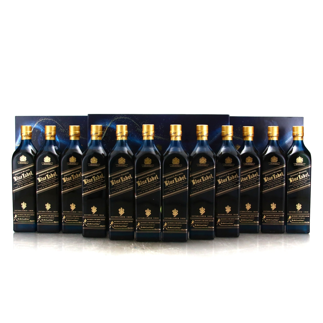 Johnnie Walker Blue Label Rare Animals 12 x 20cl Case