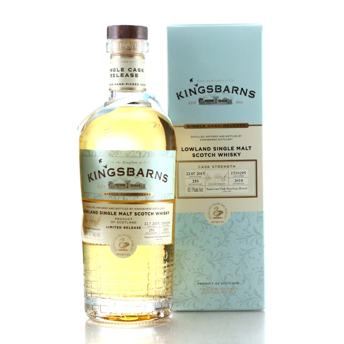 Kingsbarns 2015 Single Bourbon Cask #1510295