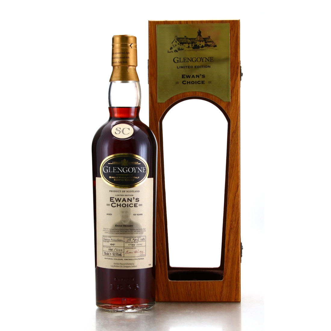 Glengoyne 1986 Ewan's Choice 19 Year Old