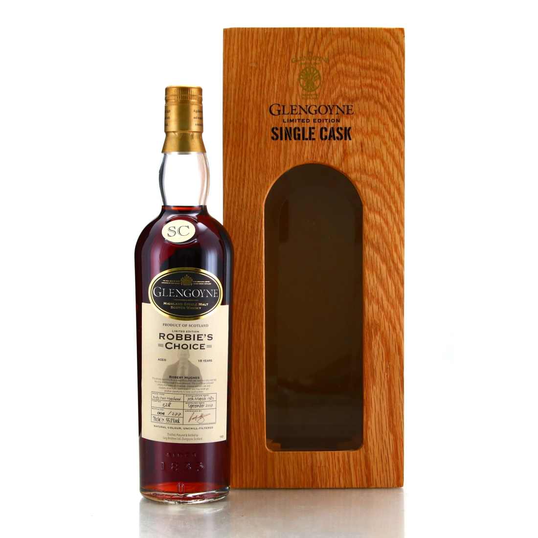 Glengoyne 1989 Robbie's Choice 18 Year Old / Bottle No.4