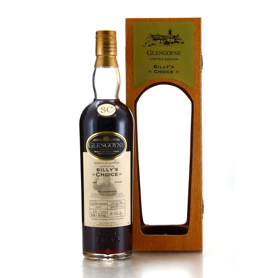 Glengoyne 1989 Billy's Choice 18 Year Old