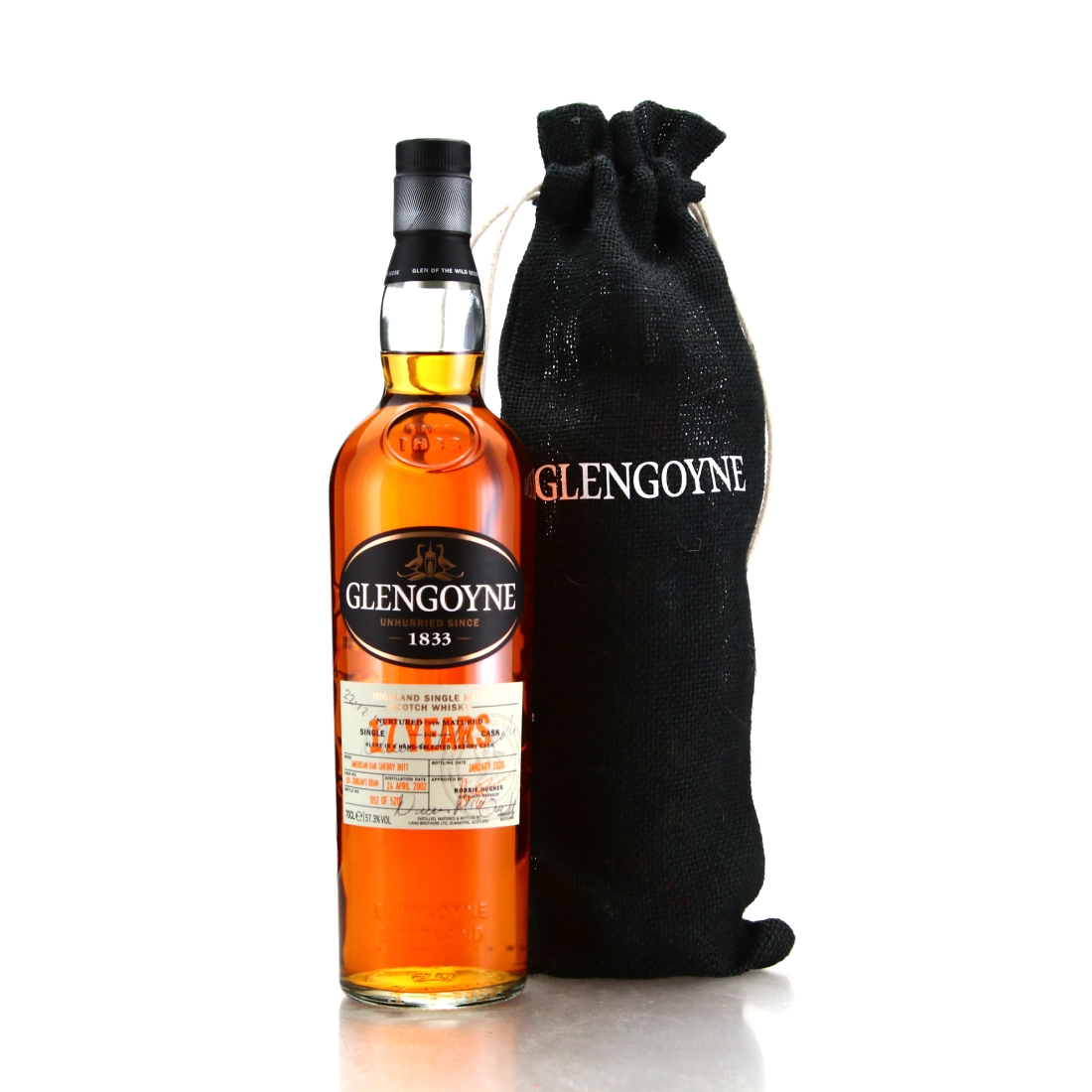 Glengoyne 2002 Single Sherry Cask 17 Year Old #561 / Duncan's Dram - Signed