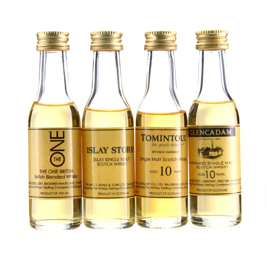 Whisky Tasting Company Miniature 4 x 3cl