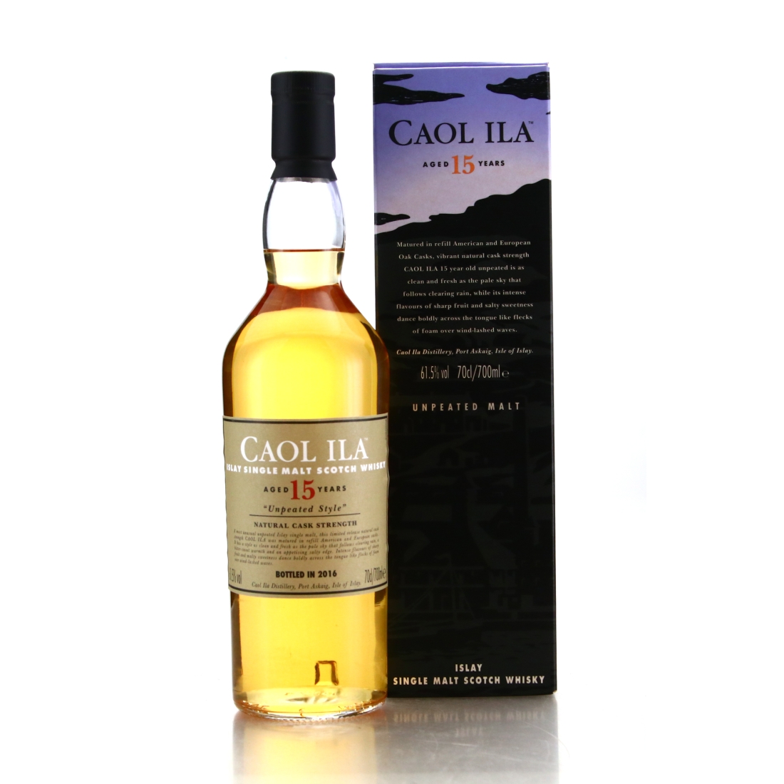 Caol Ila 15 Year Old Unpeated Cask Strength 2016 Release