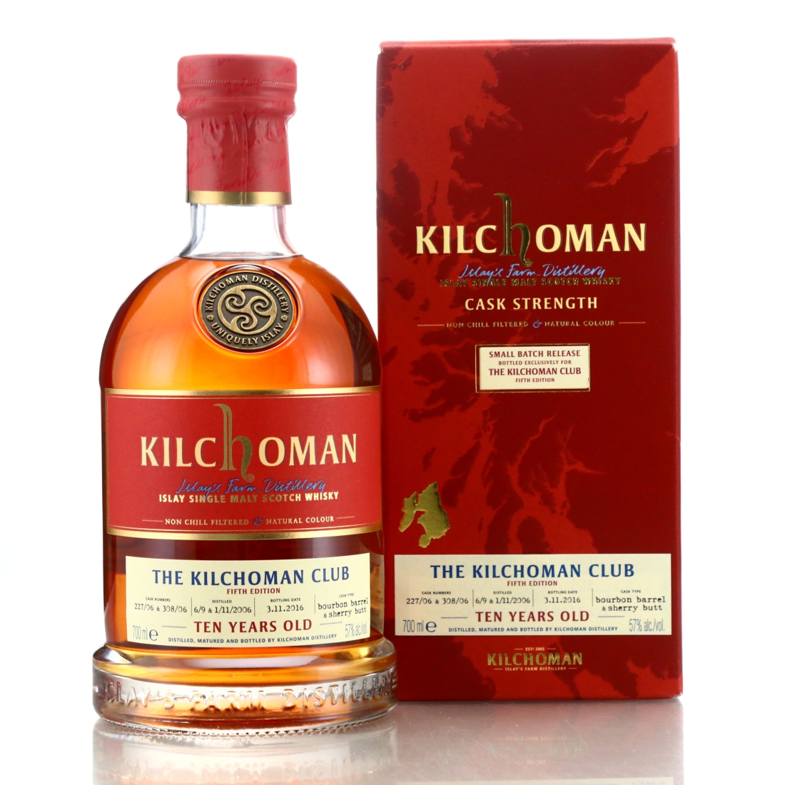 Kilchoman 2006 Small Batch 10 Year Old / Kilchoman Club 5th Edition