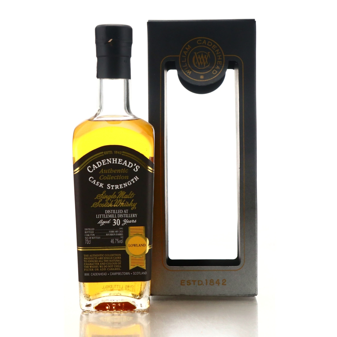Littlemill 1991 Cadenhead's 30 Year Old