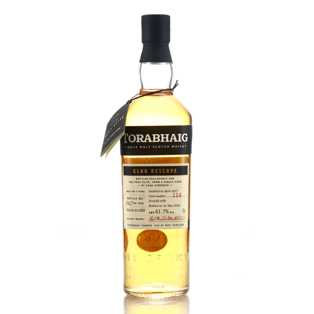 Torabhaig 2017 Single Oloroso Cask #114 / Club Reserve Release No.2