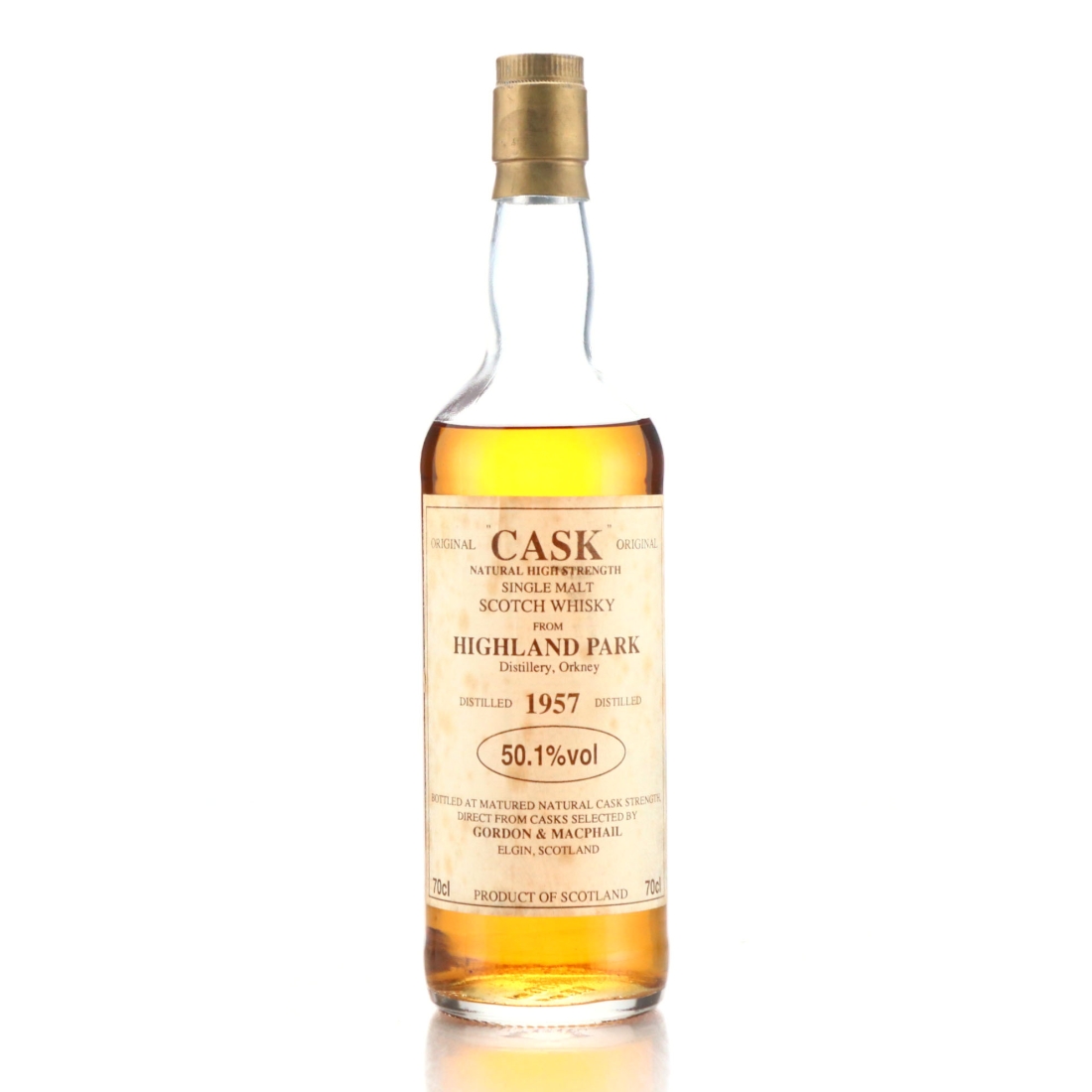 Highland Park 1957 Gordon and MacPhail Original 'Cask'