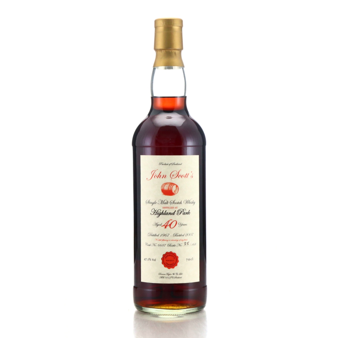 Highland Park 1967 John Scott's 40 Year Old