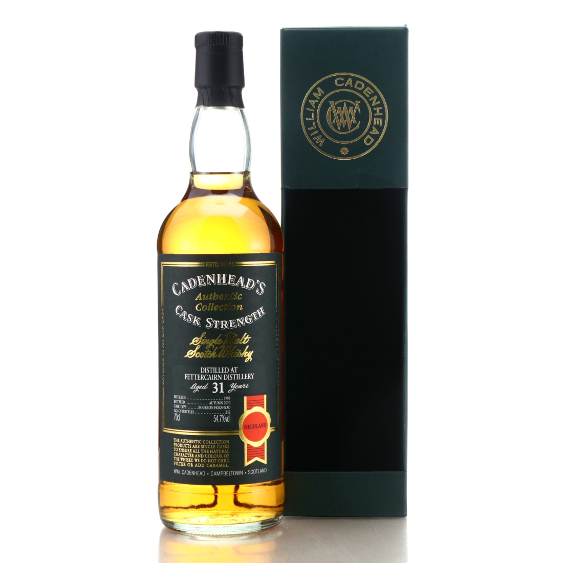 Fettercairn 1988 Cadenhead's 31 Year Old