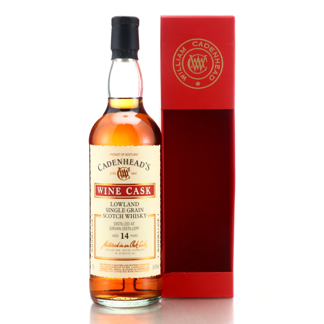 Girvan 2006 Cadenhead's 14 Year Old Wine Cask
