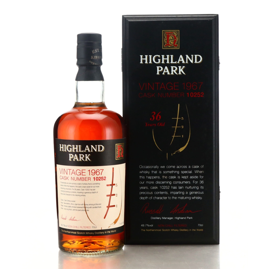 Highland Park 1967 Single Cask 36 Year Old #10252
