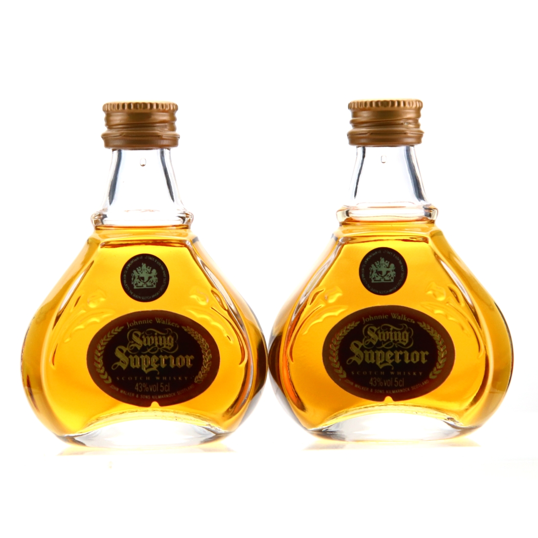 Johnnie Walker Swing Superior Miniature x 2