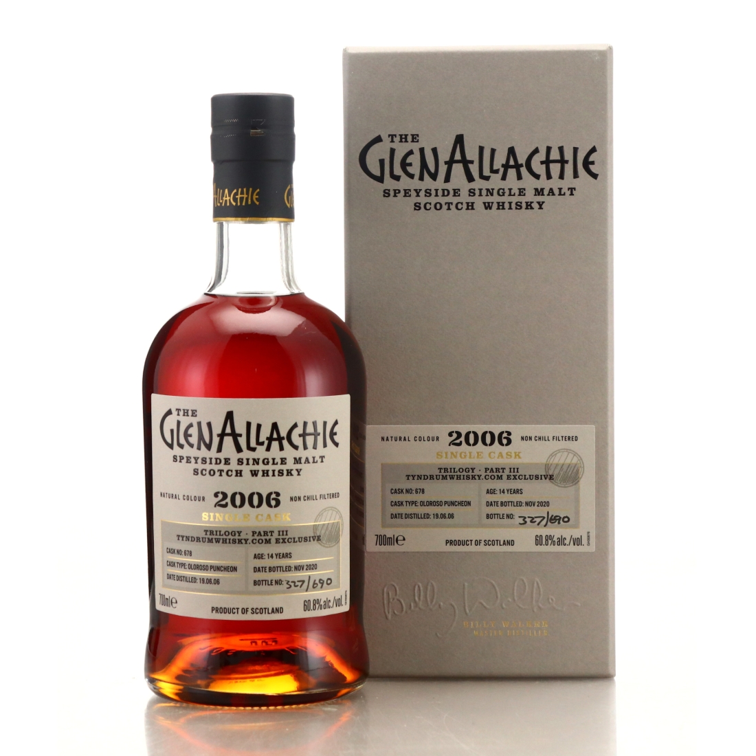 Glenallachie 2006 Single Oloroso Cask 14 Year Old #678 / Tyndrum Whisky Trilogy Part III