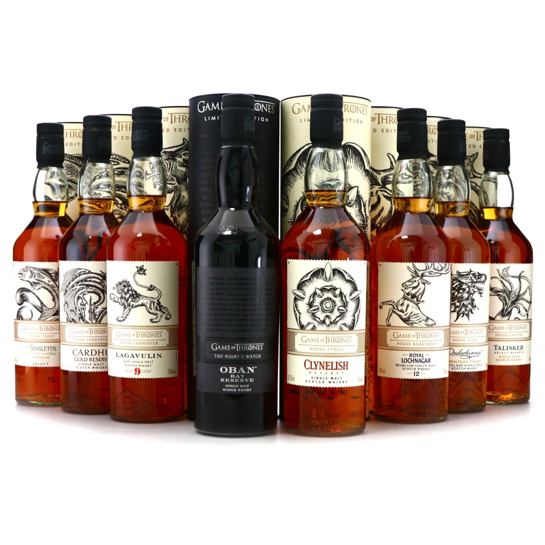 Game of Thrones Limited Editions 8 x 70cl