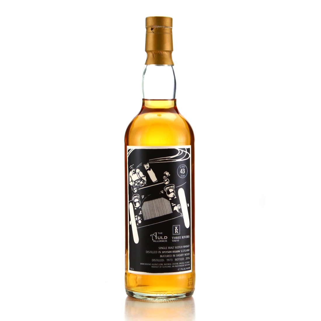 Speyside Single Malt 1973 Whisky Agency 43 Year Old / Three Rivers & Auld Alliance