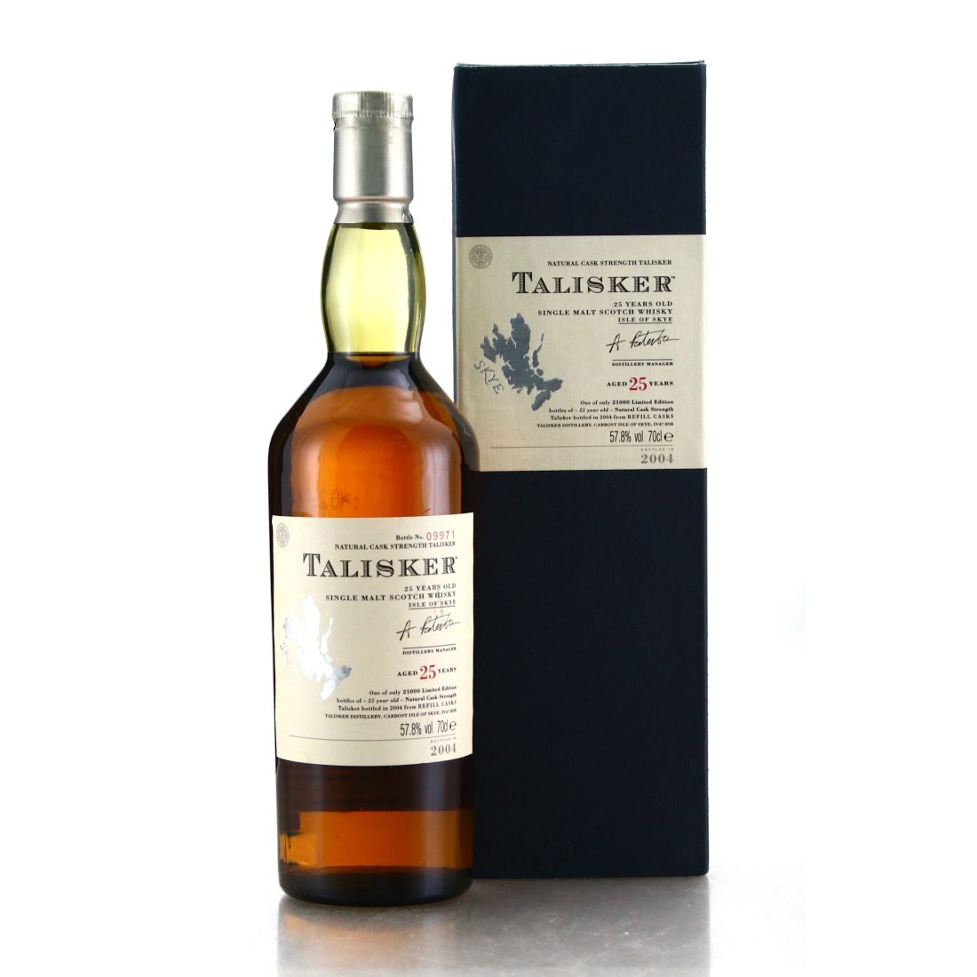 Talisker 25 Year Old Cask Strength 2004 Release