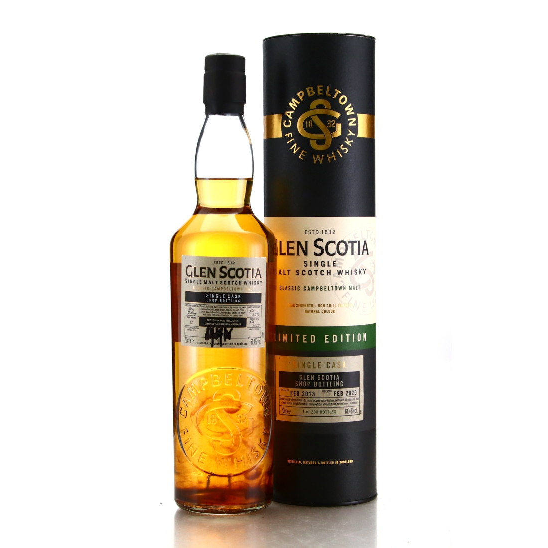 Glen Scotia 2013 Single Cask #92 / Shop Bottling