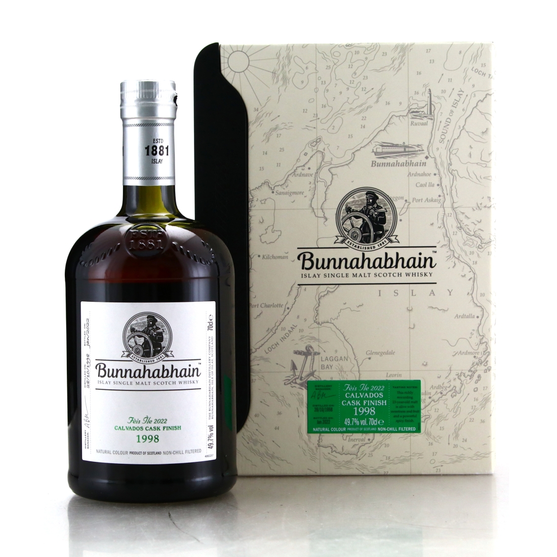 Bunnahabhain 1998 Calvados Finish 23 Year Old / Feis Ile 2022