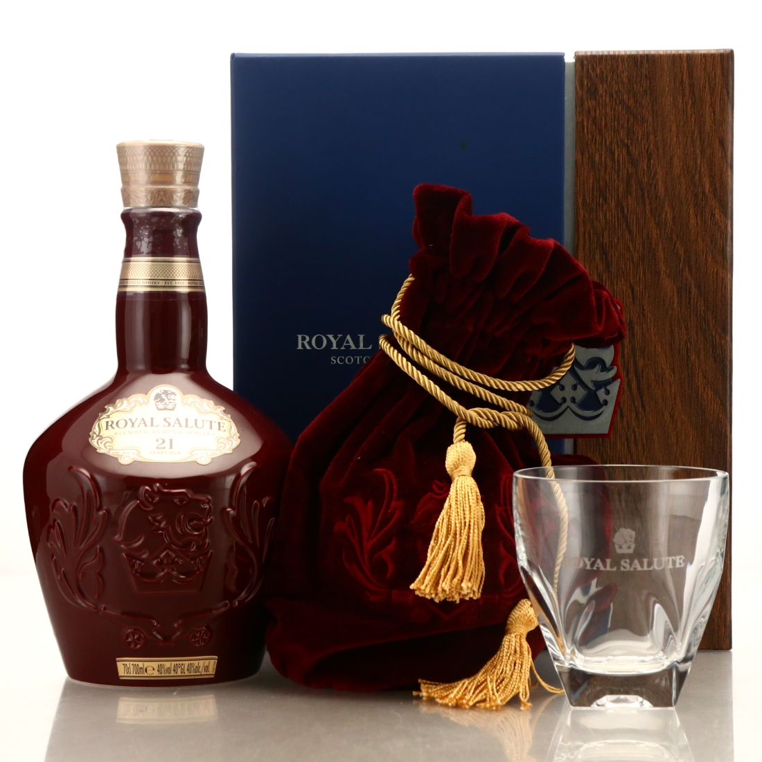 Chivas Royal Salute 21 Year Old Ruby Flagon Gift Set