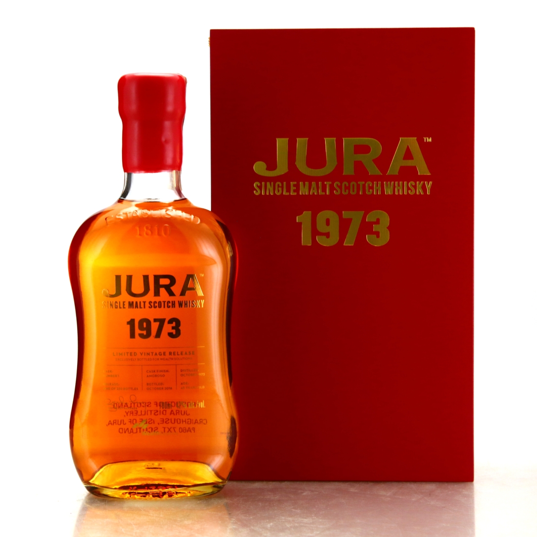Jura 1973 Single Cask 45 Year Old #1 / Wealth Solutions Red Edition