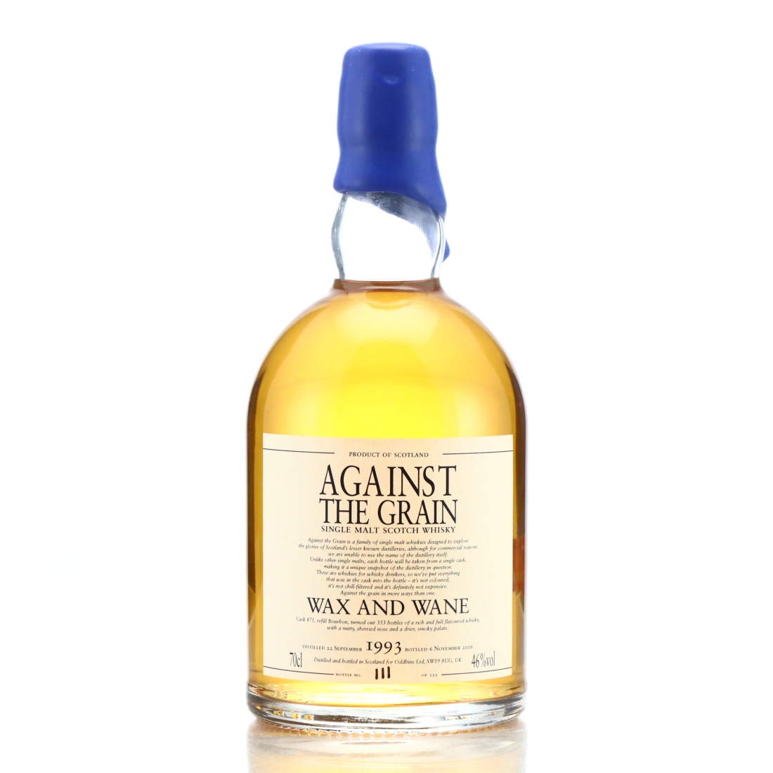 Dailuaine 'Wax and Wane' 1993 Against The Grain 13 Year Old