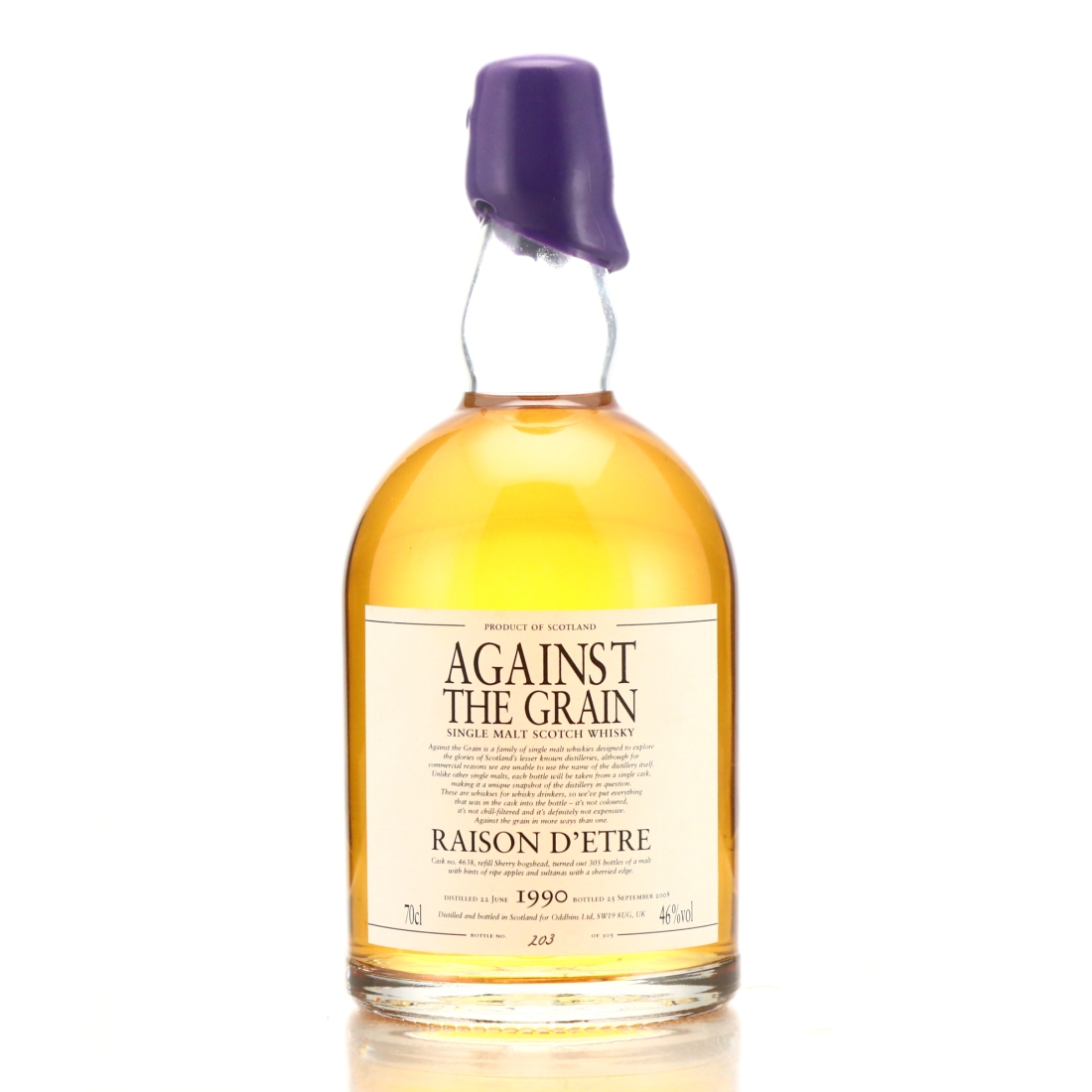 Blair Athol 'Raison d'Etre' 1990 Against The Grain 18 Year Old