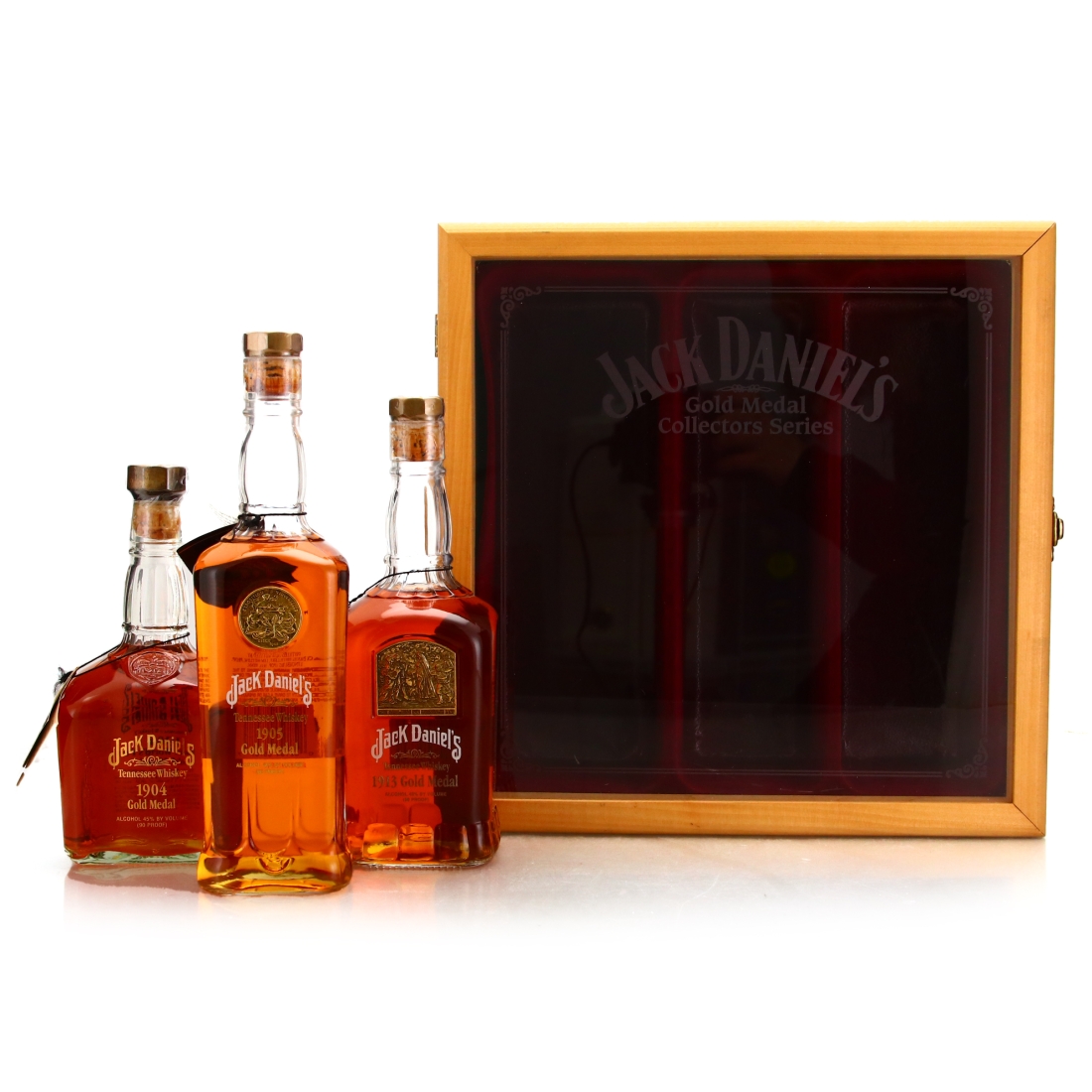 Jack Daniel's Gold Medal x 3 / Collectors Series