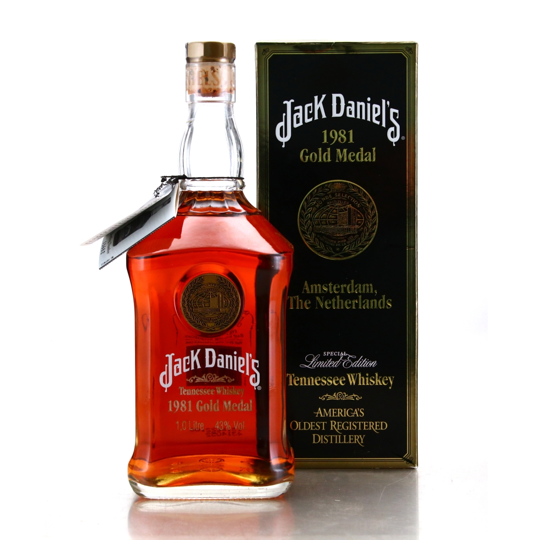Jack Daniel's 1981 Gold Medal 1 Litre