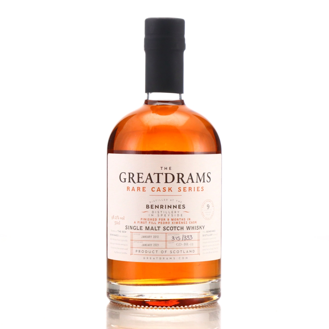 Benrinnes 2012 GreatDrams 9 Year Old 50cl