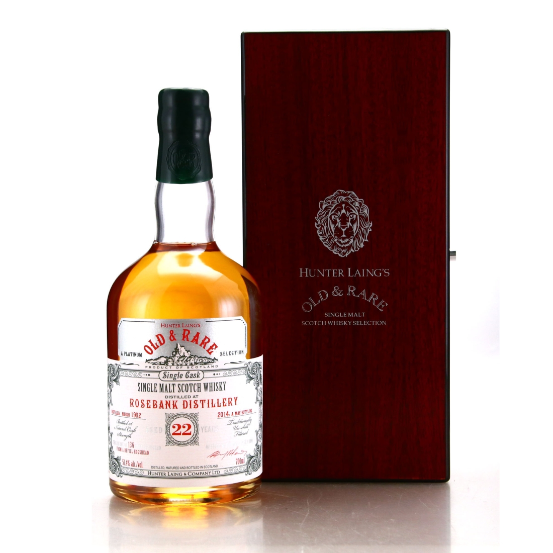 Rosebank 1992 Hunter Laing 22 Year Old / Old and Rare