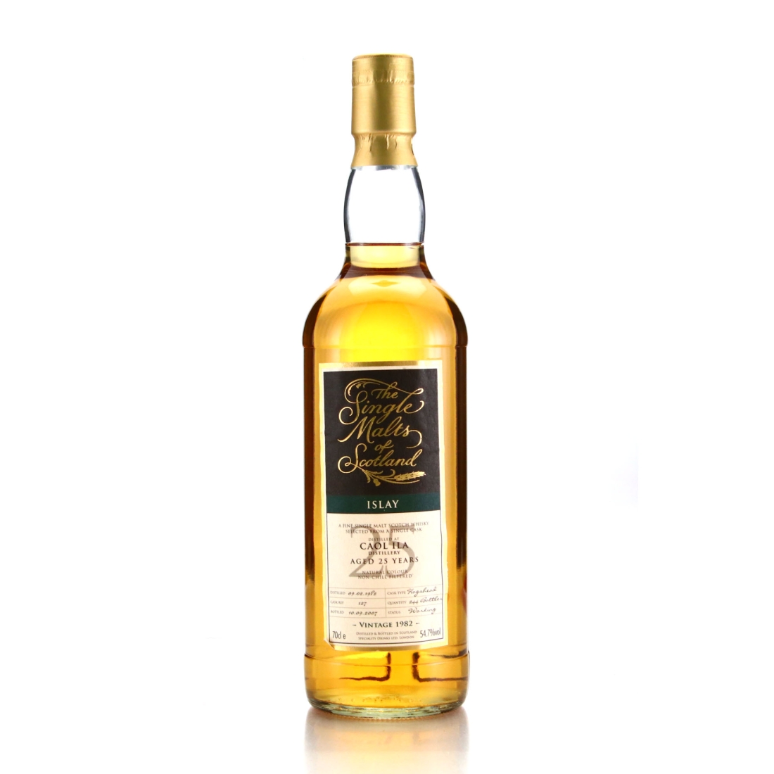 Caol Ila 1982 Single Malts of Scotland 25 Year Old