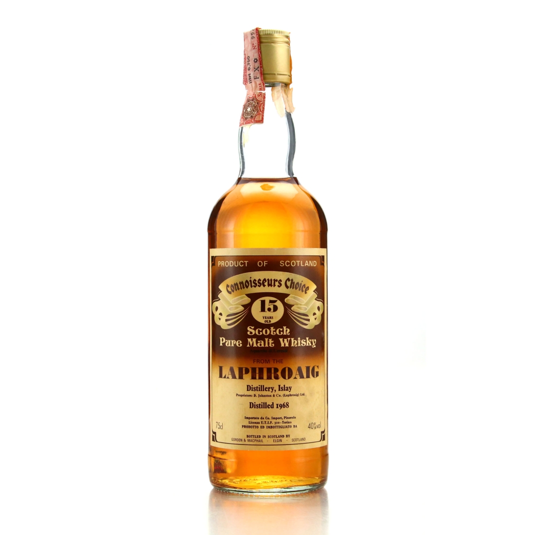 Laphroaig 1968 Gordon and MacPhail 15 Year Old / Co. Import