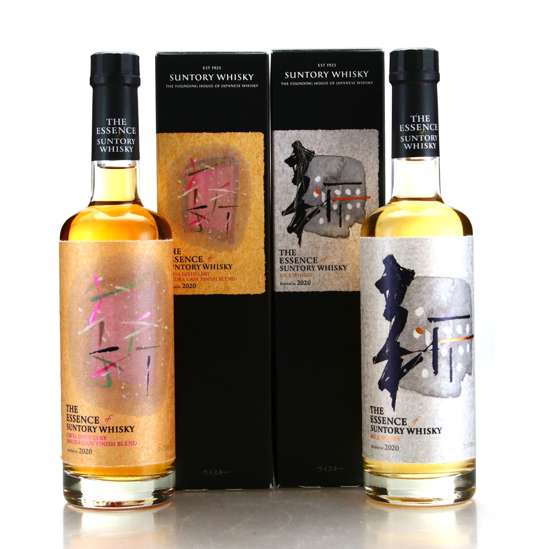 Yamazaki Chita Sakura Cask Finish Blend 2020 & Rice Whisky 2 x 50cl / The Essence of Suntory