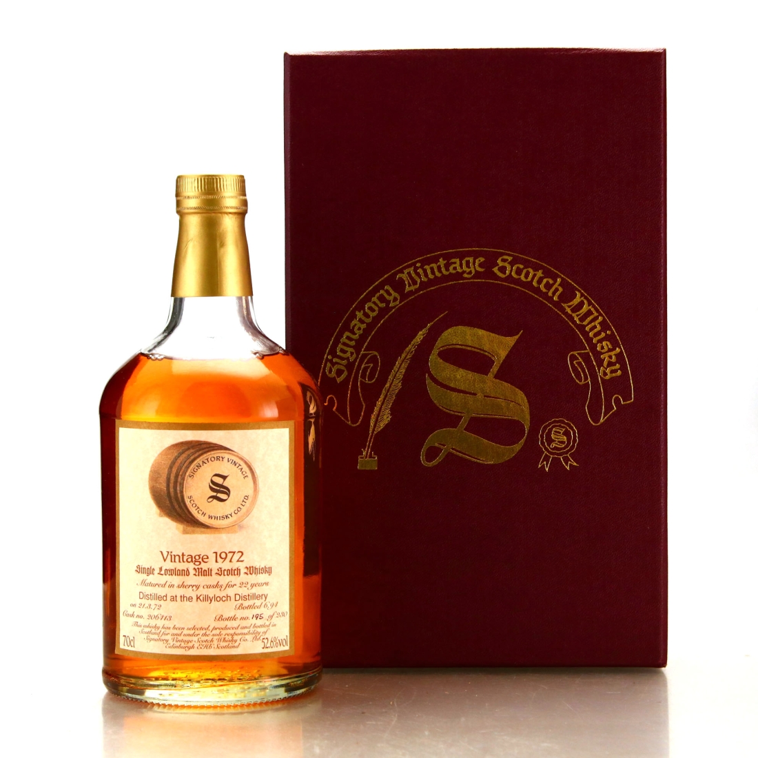 Killyloch 1972 Signatory Vintage 22 Year Old