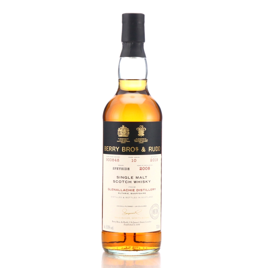 Glenallachie 2008 Berry Brothers and Rudd 10 Year Old