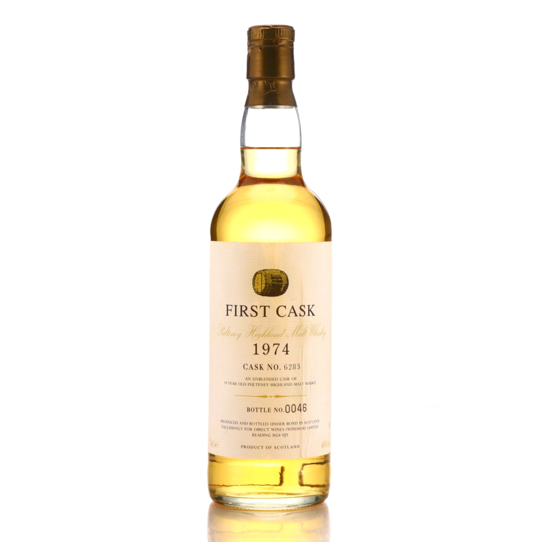 Old Pulteney 1974 First Cask 19 Year Old