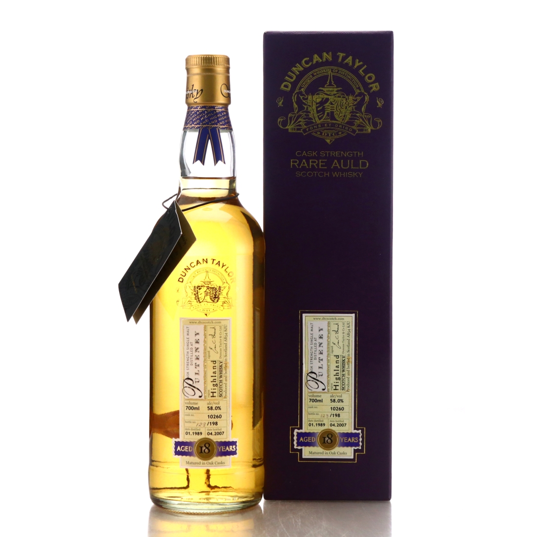 Old Pulteney 1989 Duncan Taylor 18 Year Old