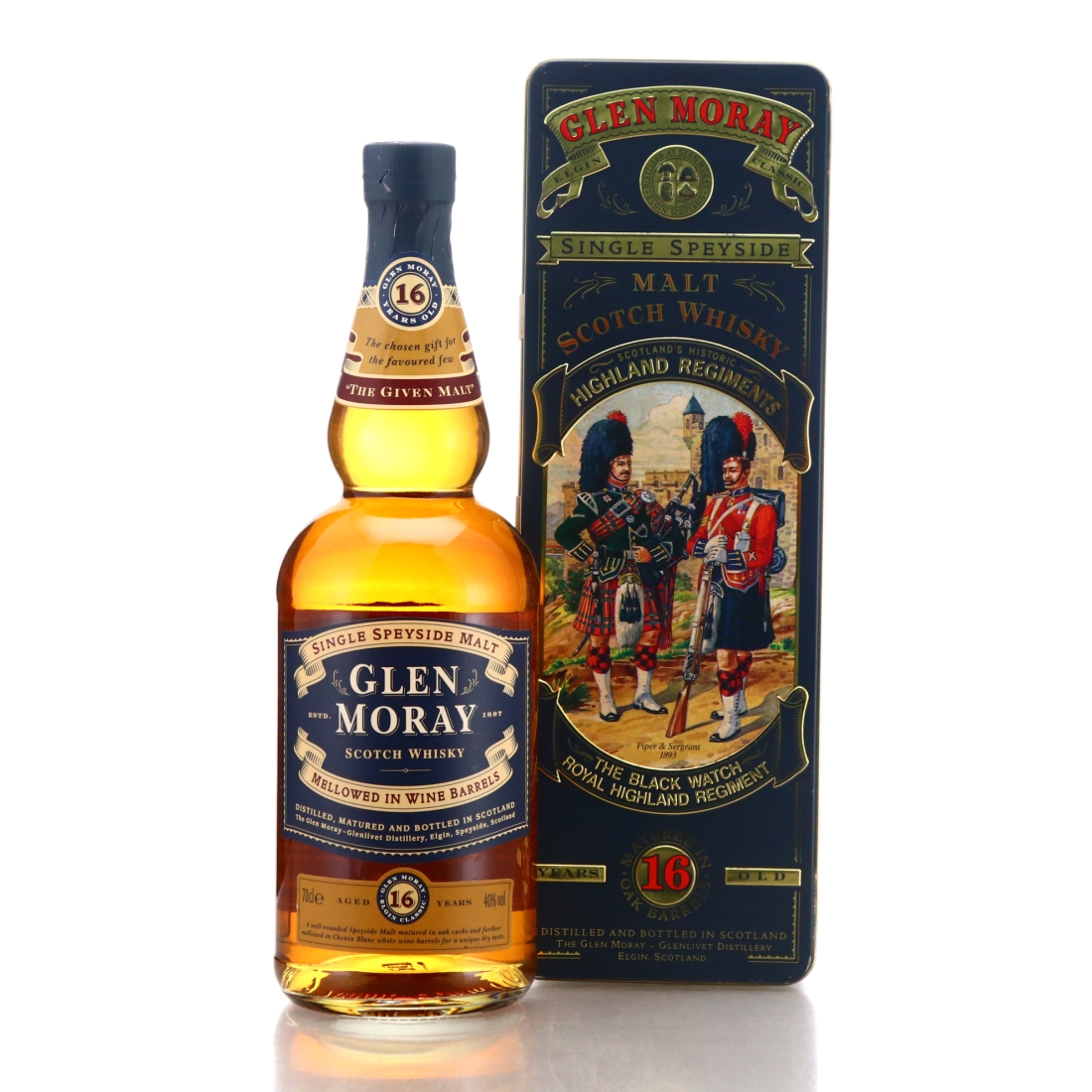 Glen Moray 16 Year Old 1990s / Black Watch Highland Regiment
