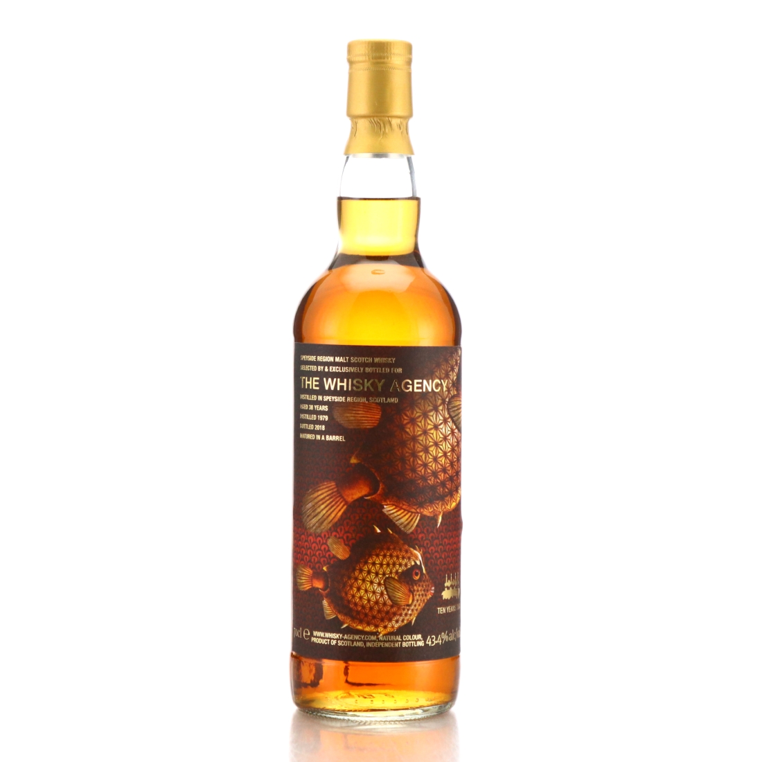 Speyside Single Malt 1979 Whisky Agency 38 Year Old / 10th Anniversary
