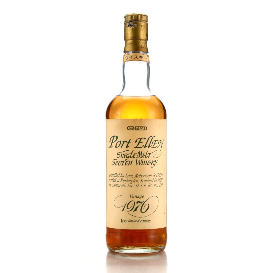 Port Ellen 1976 Samaroli 21 Year Old / Handwritten Labels