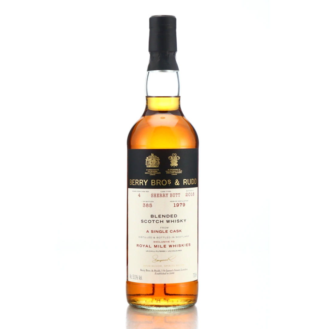 Blended Scotch 1979 Berry Brothers and Rudd Sherry Cask / RMW