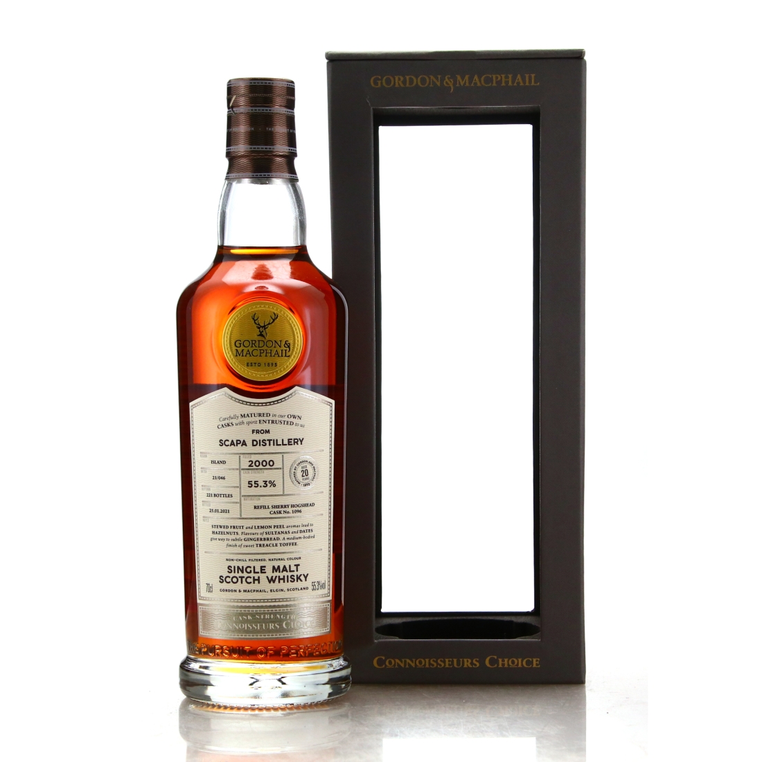 Scapa 2000 Gordon and MacPhail 20 Year Old Batch #21/046